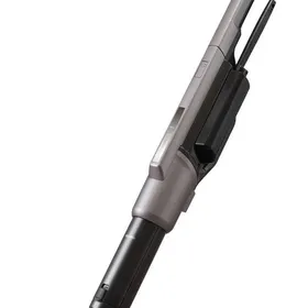 アイリスオーヤマ スティッククリーナー i10(SBD-91P-T)本体。メタリックブラウンのスティック掃除機、静電モップヘッド装着状態